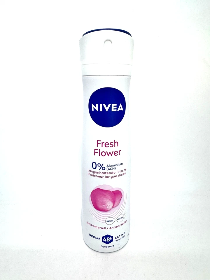Nivea deodorant spray FRESH FLOWER 0% Aluminum 150ml FREE SHIPPING - Image 1 of 1