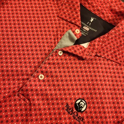 Bear Creek Golf Club Golf Polo Red Men's XXL AOP Fairway And Greene - Image 1 of 4
