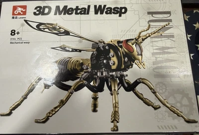 3D Metal Wasp Mechanical Punk Wasp Model - Image 1 of 4