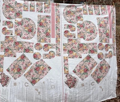 Daisy Kingdom Silla Muñeca Suave Panel Tela 11.5" Alto Floral Rosa Lote de 2 Foto 1 de 4