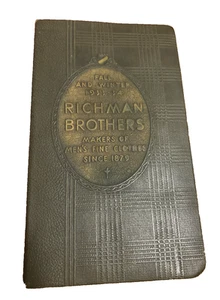 Richman Brothers Herbst & Winter 1933-34 Herrenmode Katalog RAR Museumsstück - Bild 1 von 9