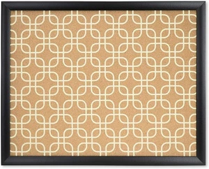16x20 Square Cork Bulletin Board with Black Wood Frame for Home Office Decor - Picture 1 of 7