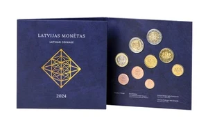 Serie BU Euros Lettonie 2024 - Avec 2€ Commémorative Himmeli Puzuris - Afbeelding 1 van 1