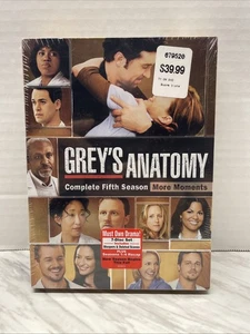 Grey's Anatomy: the Complete Fifth Season (DVD, 2008) New Sealed - Picture 1 of 2
