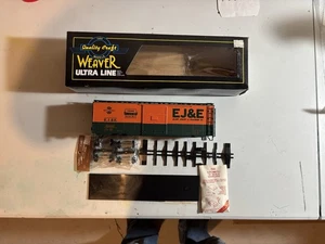 Weaver Ultra Line EJ&E PS-1 40’ Boxcar #50442 2-Rail O Scale w/ Parts & Box - Picture 1 of 3