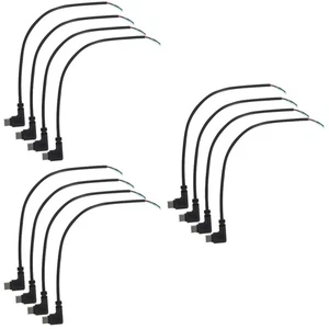 Set of 3 Usb to C Fast Charging Cable Extender Short Unbreakable - Picture 1 of 12