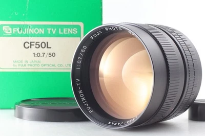 【TOP MINT in Box】 Fuji Fujifilm FUJINON-TV 50mm f/0.7 TV Lens C Mount From JAPAN - Image 1 of 4