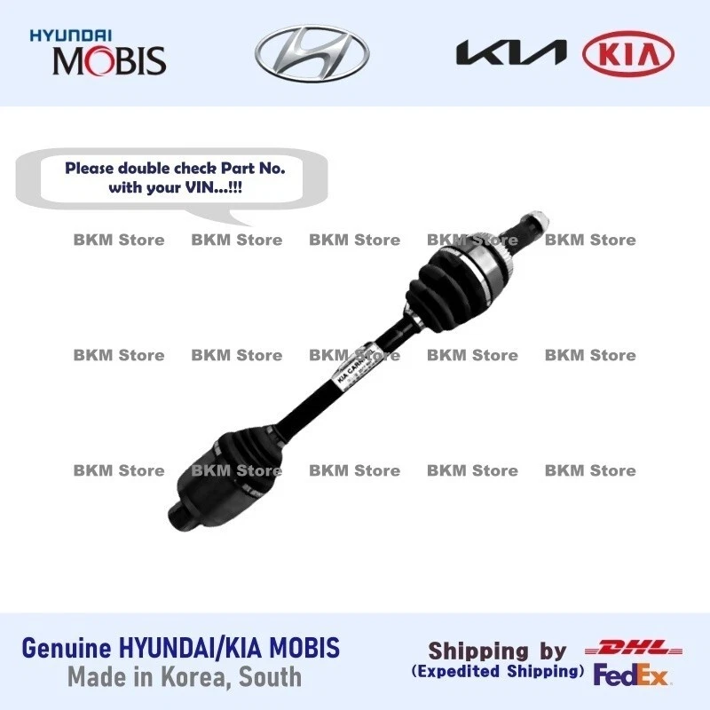 Conjunto de eje de transmisión derecho genuino 49501A9550 para Kia Sedona 2018-2020 Foto 1 de 4