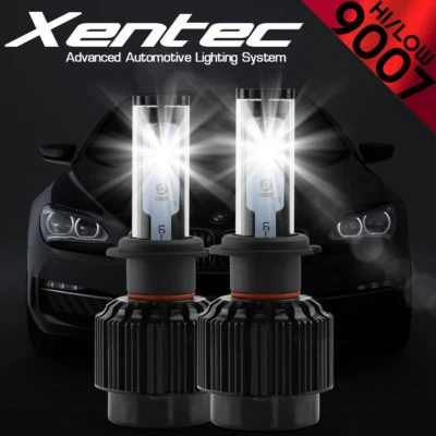 XENTEC LED HID Headlight Conversion 9007 HB5 6000K 1998-2000 Pontiac Firefly - Image 1 of 4