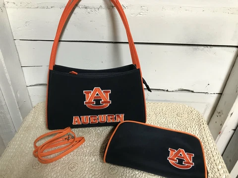 NEW Womens AUBURN TIGERS Purse Handbag Official NCAA By Sandol NWT Cover