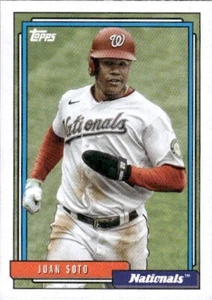 2021 Topps Update #T92-49 Juan Soto 1992 Topps Redux Washington Nationals - Picture 1 of 2