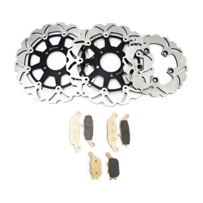 Front+Rear Brake Rotors Discs+Pads SV 650 S 2003-2015 SV650 2003-2010 For Suzuki - Image 1 of 4