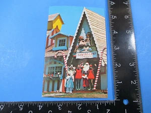 Vintage Santa's Land Putney Vermont Bo Peep Weihnachtsmann Farbpostkarte PC25 - Bild 1 von 2