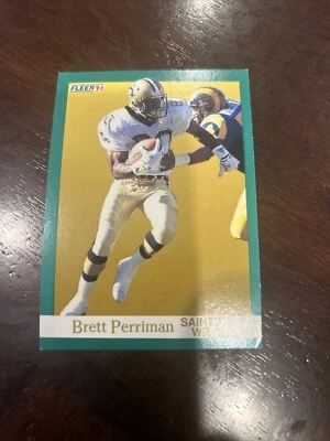 1991 Fleer - #302 Brett Perriman - Image 1 of 2