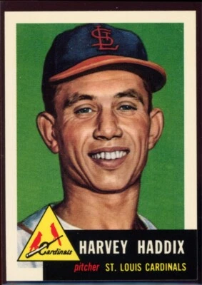 1991 Topps Archives 1953 St. Louis Cardinals #273 Harvey Haddix - Image 1 of 2