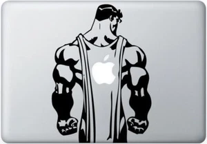 Super-Man Vinyl Decal Sticker For MacBook Air Pro Mac 11" 13" 15"  & Car Window - Picture 1 of 1