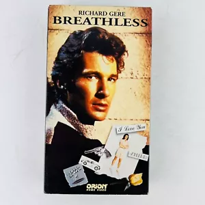Breathless VHS Video Tape Richard Gere, Valérie Kaprisky - Picture 1 of 3
