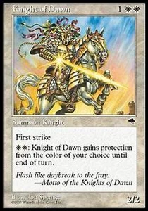 *MRM* ENGLISH 4x Chevalier de l'Aube - Knight of Dawn MTG TMP - Bild 1 von 1