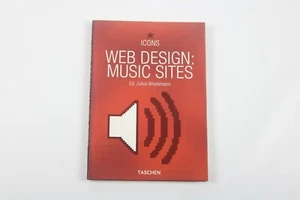VINTAGE LIBRO BOOK TASCHEN ICONS WEB DESIGN MUSIC SITES JULIUS WIEDMANN - Imagen 1 de 2
