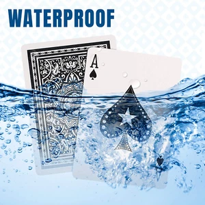 Waterproof Playing Cards, 100% Plastic, 2 Decks of Cards with Cases, for Pool... - Picture 1 of 12