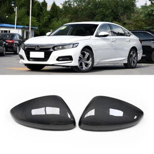 Cubierta de repuesto para espejo de ala lateral de fibra de carbono 2 piezas para Honda Accord 18-22 - Imagen 1 de 10