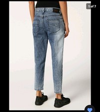 DIESEL FAYZA-EVO 084MH  Women's Denim Jeans RELAXED LOW WAIST BLUE ITALY BNWT