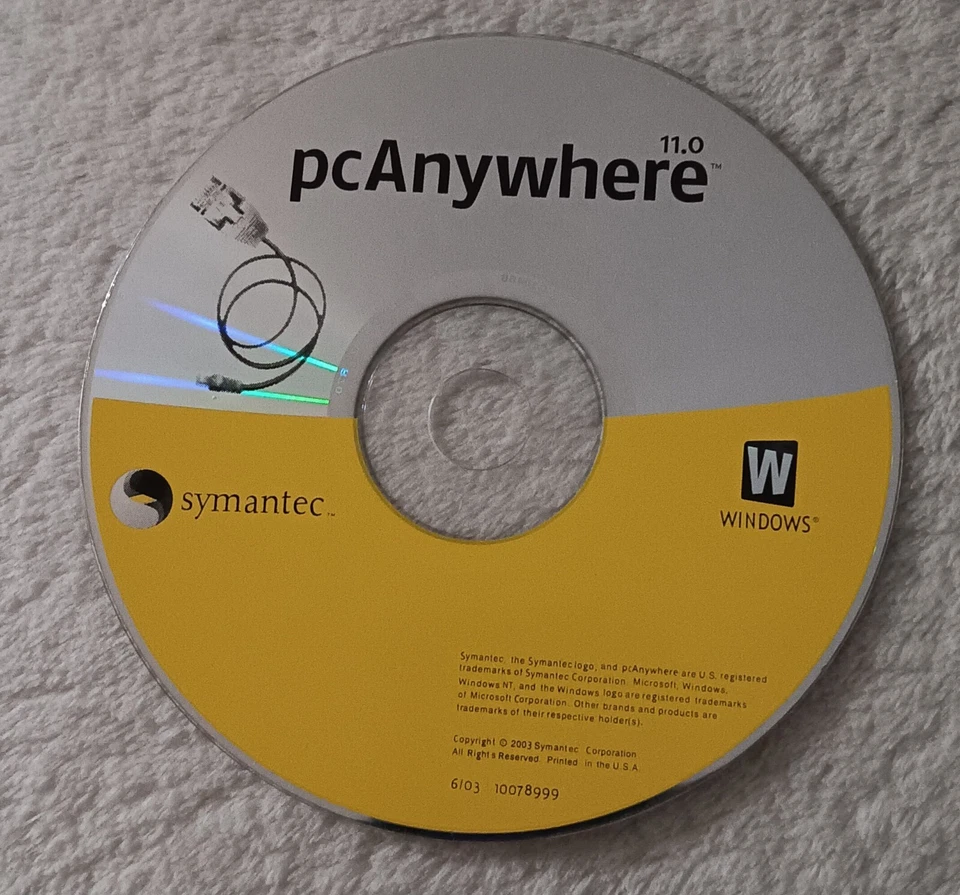 Symantec pcAnywhere Ver 11 Pc Workstation User Remote Control Software - Image 1 of 1