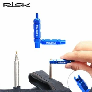 RISIKO VENTILSCHLÜSSEL FAHRRAD RAD REIFEN SCHLAUCH PRESTA SCHRADER VENTIL ENTFERNER AUSBAU WERKZEUG  - Bild 1 von 12