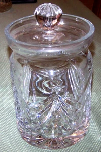 Gorgeous Waterford Marquis Crystal Etched Signed Christmas Tree Jar - Picture 1 of 2