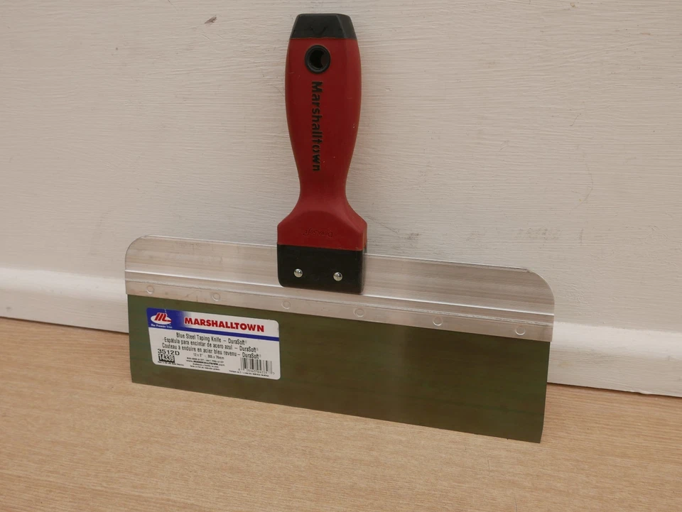 CUCHILLO DE CINTA DE PARED SECA MARSHALLTOWN 3512D 12" ACERO AZUL MANGO DURASOFT Foto 1 de 1