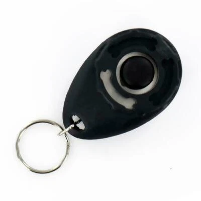 DOG PET TRAINING CLICKER/TRAINER TEACHING TOOL/DOGS/PUPPY BLACK PET TRAINER