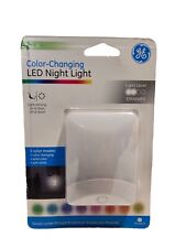 Ge Color-Changing Led Night Light, Plug-In, Dusk-To-Dawn, Home Décor, NEW