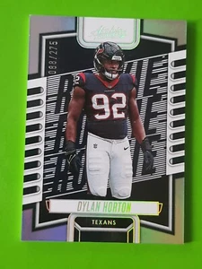 2023 Panini Absolute #193 Dylan Horton RC Rookie Texans Spectrum /275 - Bild 1 von 3