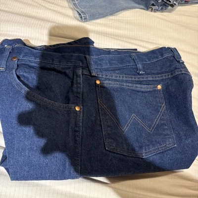 Wrangler Jeans 31MWZPW 39x32 Cowboy Cut Relaxed Fit Jeans Western - Imagem 1 de 4