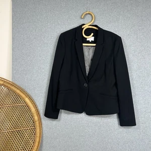 Veronika Maine Blazer Black Size 16 L Corporate Career Office Work Wear - Picture 1 of 8
