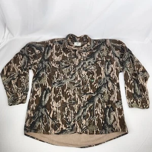Vintage Mossy Oak Original Treestand Camo Made In USA Button Down Shirt XL - Picture 1 of 12