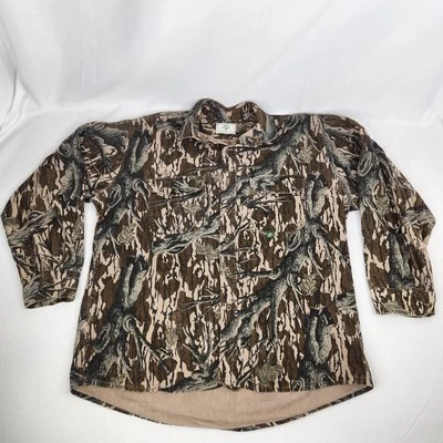 Vintage Mossy Oak Original Treestand Camo Made In USA Button Down Shirt XL - Image 1 of 4