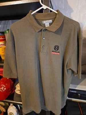 New Holland Construction Men’s Polo Shirt Size L Lancaster PA Agriculture Farm - Image 1 of 4