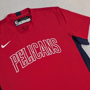 New Orleans Pelicans Nike Dri-Fit Authentic Engineered Shirt Men’s L AV0940-657 - Picture 1 of 9