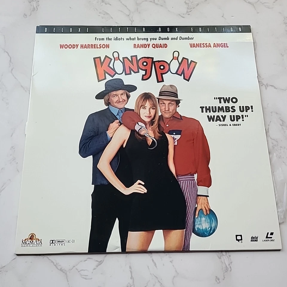 MGM KINGPIN LASERDISC  1996 Woody Harrelson, Bill Murray EXCELLENT condition - Image 1 of 4