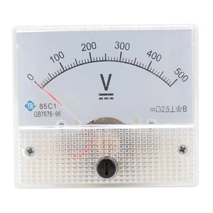 85C1 Analogowy miernik panelowy Woltomierz Woltomierz Analogowy woltomierz dc 0-20 / - Zdjęcie 1 z 57