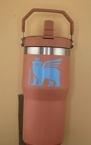 Stanley Tumbler 20 oz Iceflow Vacuum Insulated Stainless Steel Flip Straw Peach - Picture 1 of 6