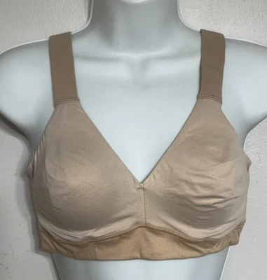 Spanx Bra-llelujah Women’s Size Large Bralette Lightly Lined Wireless Nude - Image 1 of 4