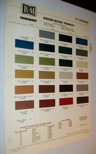 1971 Olds Cutlass 442 Toronado 98 Delta 88 car auto RM Paint Chips set - Picture 1 of 1