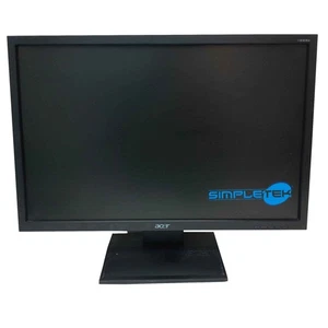 Acer V223w Monitor 22 " 1680 X 1050 16:10 VGA DVI Vesa Monitor Screen PC LCD - Picture 1 of 9