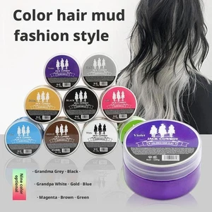 Disposable Temporary Hair Wax 100g for Parties,Festivals Temporary Color-Changed - Picture 1 of 26