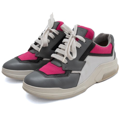 Scarpe da ginnastica PRADA Plume Bike Plume Bike in pelle taglia: 7