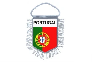 Mini Banner Flagge Wimpel Fenster Spiegel Autos Land Banner Portugal - Bild 1 von 1