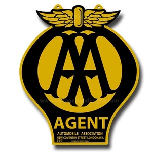 AA AGENT MACHINE CUT / PROFILED NEW METAL DISPLAY SIGN - Picture 1 of 1