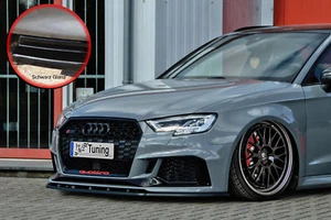 Espada alerón alerón delantero ABS Audi RS3 8V Facelift Sportback ABE negro brillante - Imagen 1 de 3